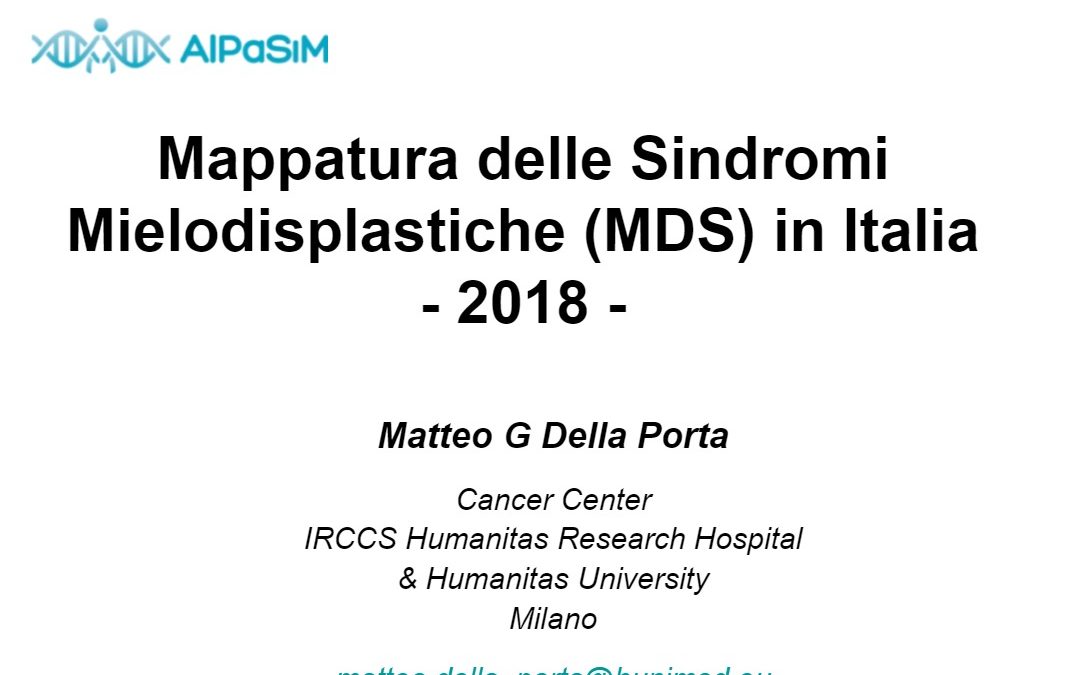 MDS: La realtà della malattia in Italia