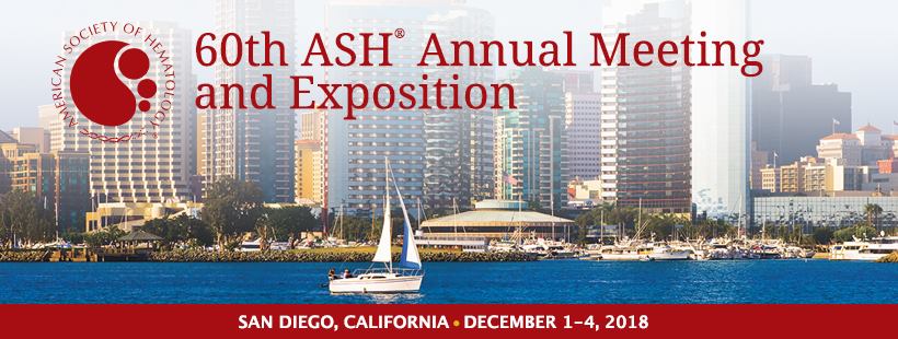 60th ASH – Annual Meeting and Exposition 1-4 dic 2018