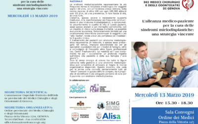 Mielodisplasia: “L’alleanza medico-paziente”, Genova 13 marzo 2019