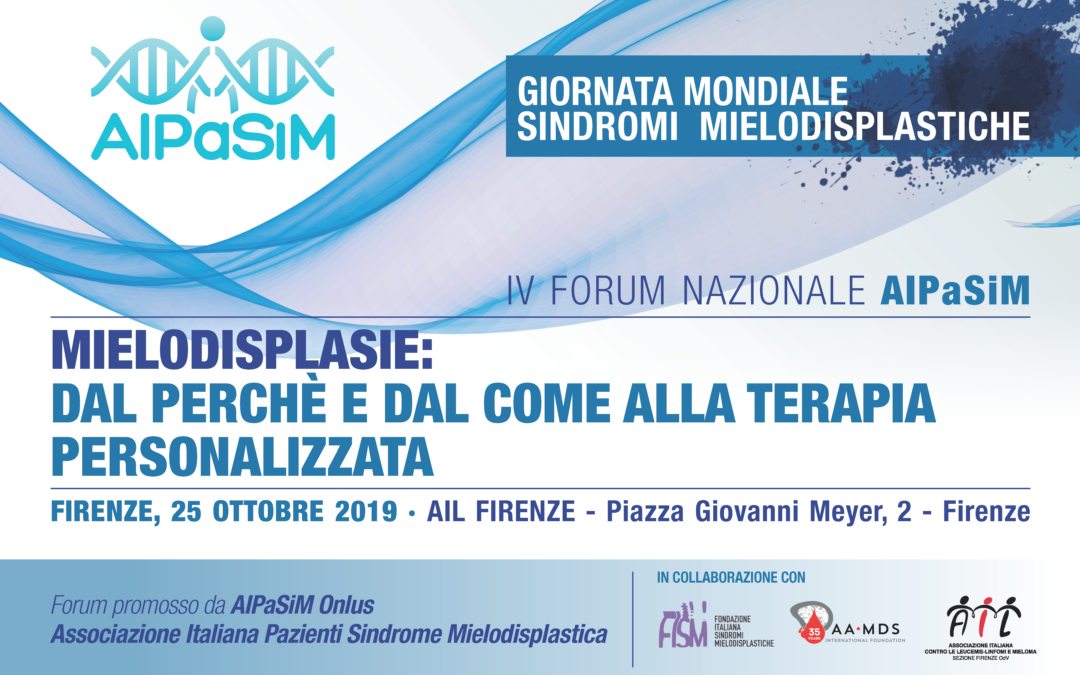 IV Forum AIPaSiM, Firenze 25 ottobre 2019