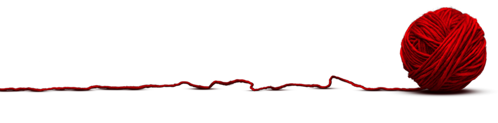 filo gomitolo-rosso