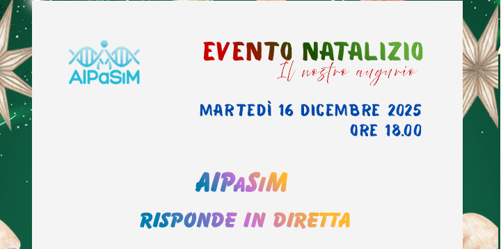 EVENTO NATALIZIO AIPaSiM – 16 dic. 2025 h. 18.00